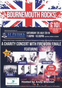 Bournemouth Rocks 2019 Concert Leaflet